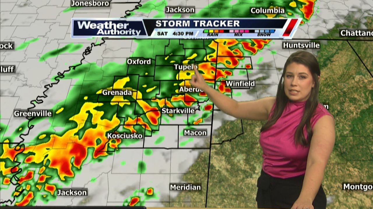 Chelsea's Saturday 2:30 PM Forecast - Severe storms moving into viewing area