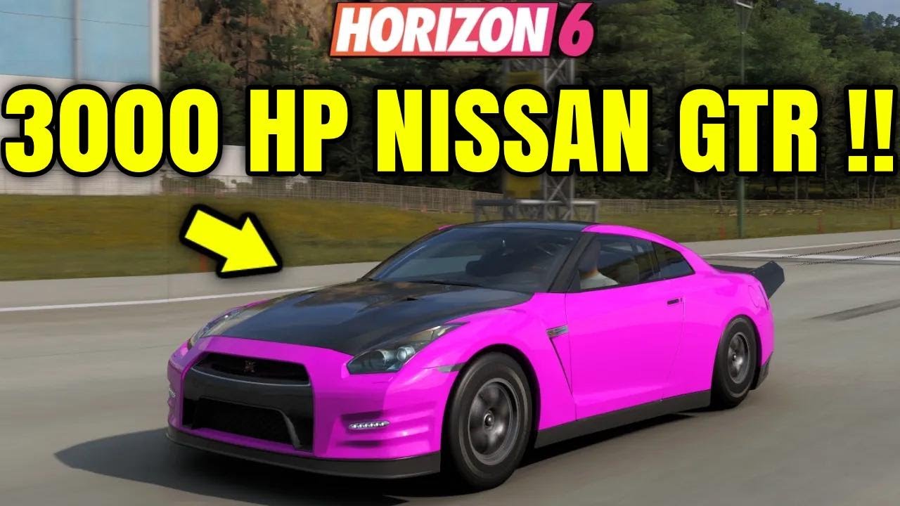 Forza Horizon 6: This 3,000 HP Nissan GTR FE Is an Absolute Speed Monster!
