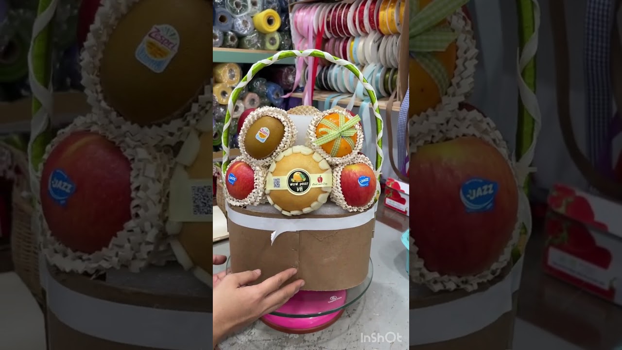 Hướng Dẫn Chi Tiết Lên Giỏ Trái Cây Nghệ Thuật | Step-by-Step Artistic Fruit Basket Tutorial 🍇🎁