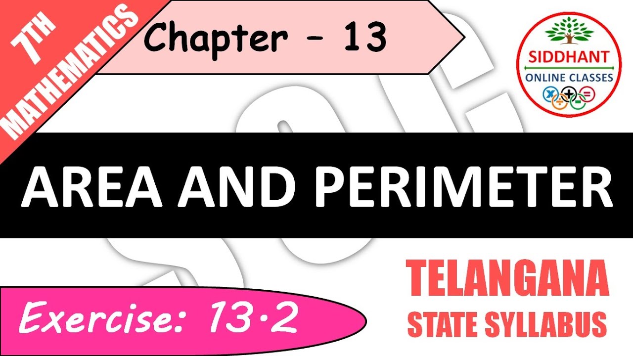 EXERCISE 13.2 | TS-CLASS 7TH-MATHS-CHAPTER 13-AREA AND PERIMETER||