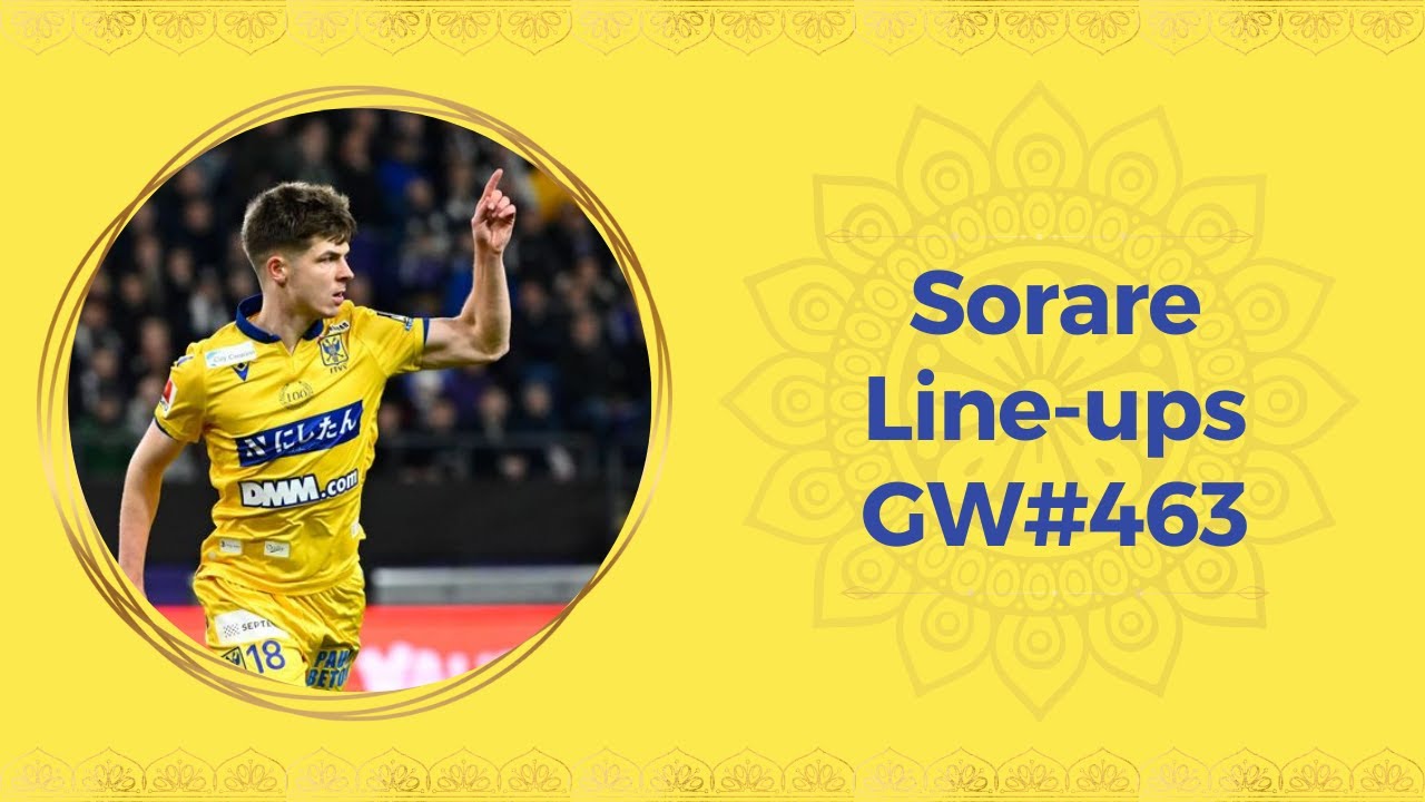 DIVISIONS LINE-UPS + WENT SHOPPING (GW#463)!!! Sorare english