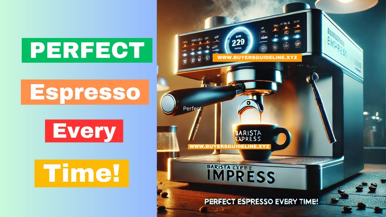 Barista Express Impress Espresso Machine &ndash; Your Ultimate Coffee Companion for Precision Brewing