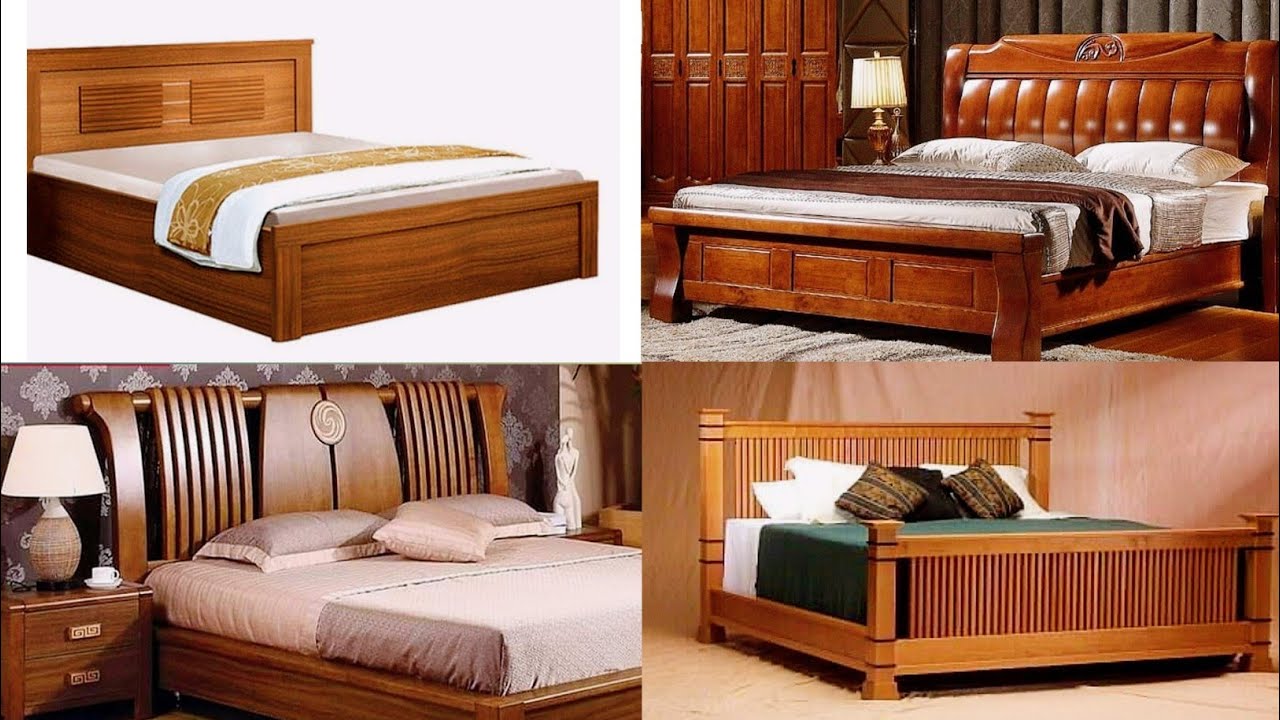 Wooden simple bed design 2025 | Latest simple bed design new model | Wooden beds