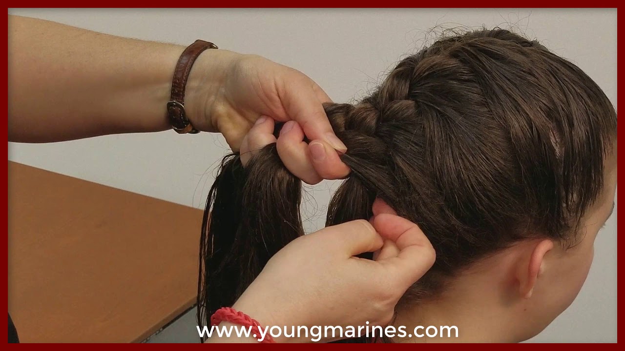 How to Make a French Braid Bun