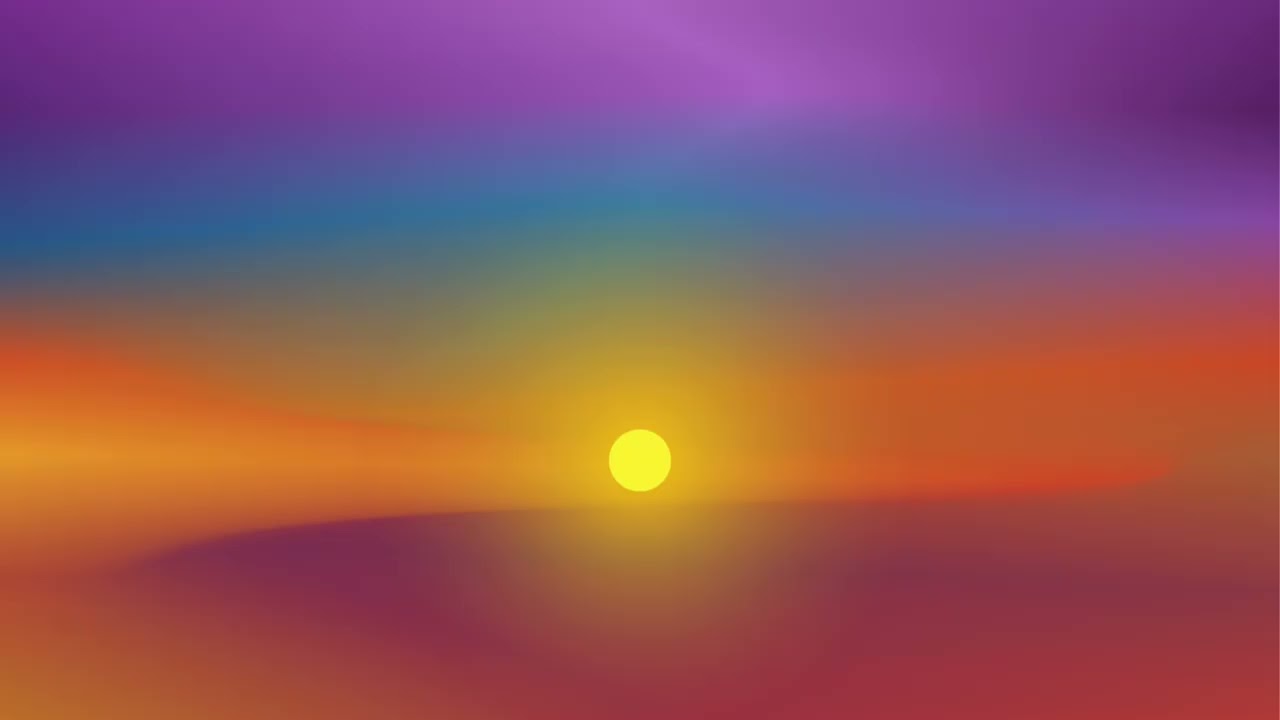 Sunset Aesthetic Background - lofi vibes - calming background tv pc