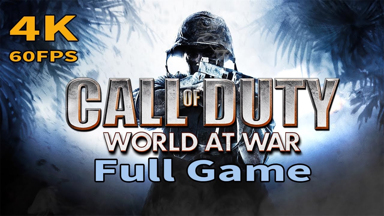 Call of Duty World at War - Full Game Walkthrough [4K 60FPS]