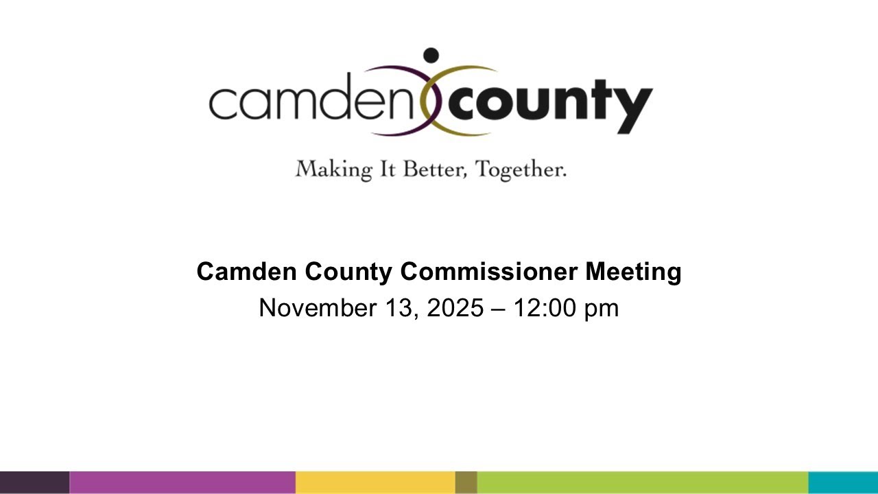 Camden County Board of Commissioners November 2025 Meeting
