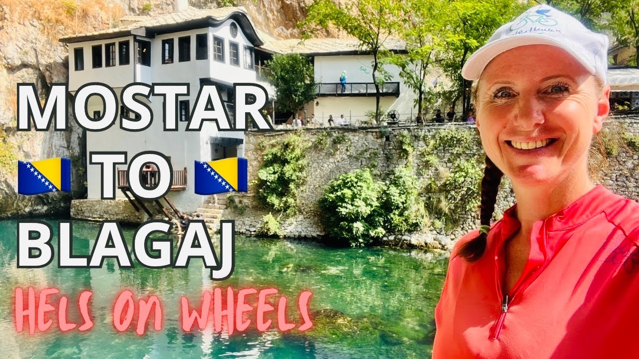 Cycling Mostar to Blagaj 🌿 Dervish House & Hidden River Camp
