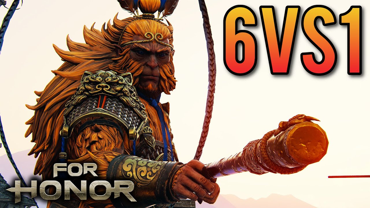 6 Players face one WILD Monkey [For Honor]