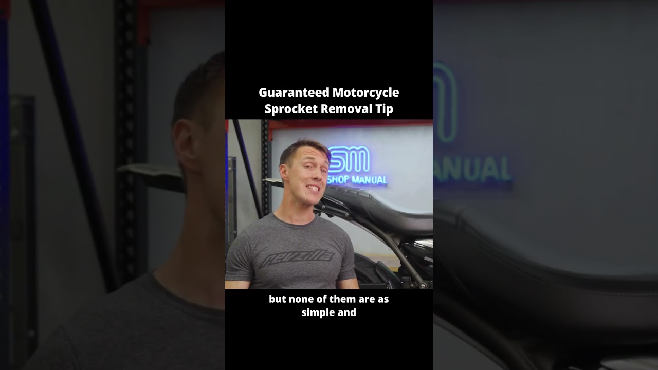 Гарантированный совет по снятию звездочек мотоцикла
