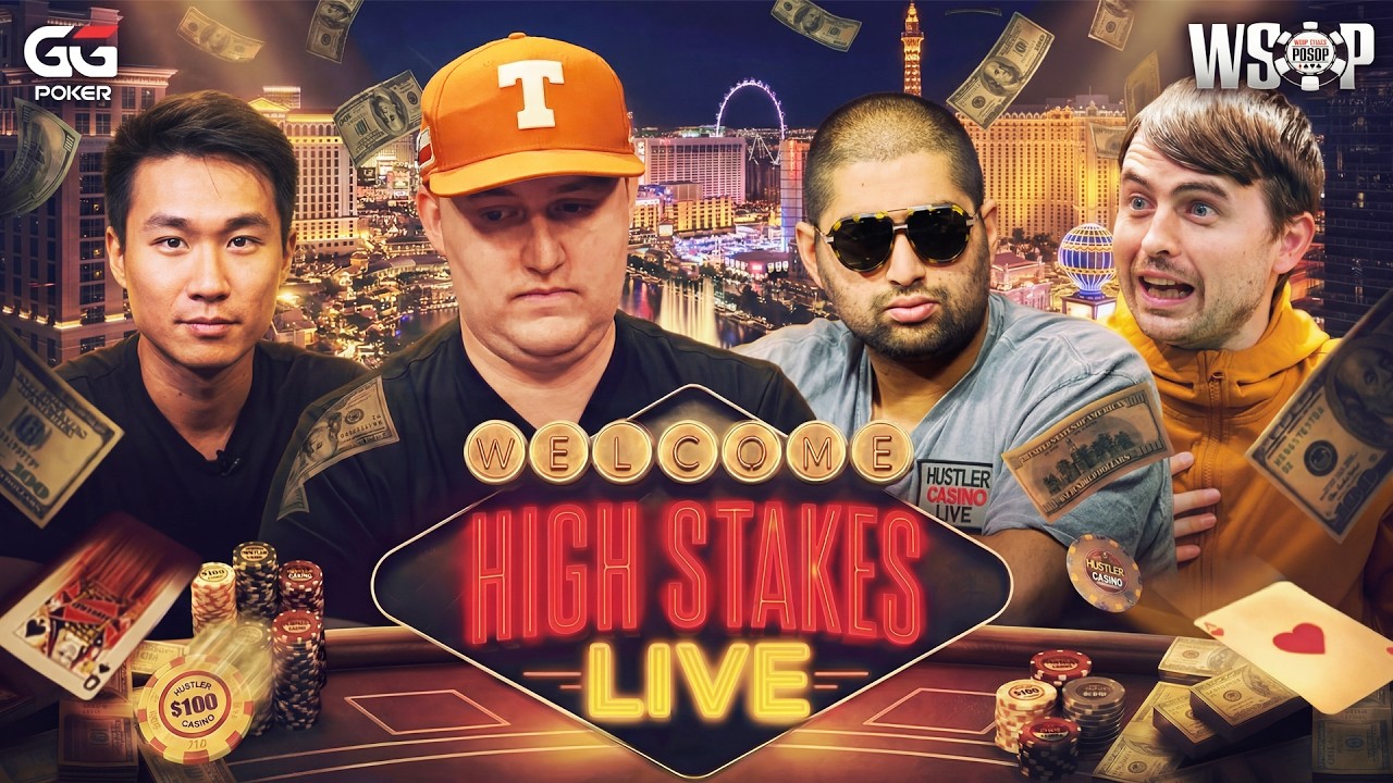WSOP HIGH STAKES LIVE! Alex Foxen, Nik Airball, Rampage, YoH Viral, Santhosh & Ace Play $200/400!