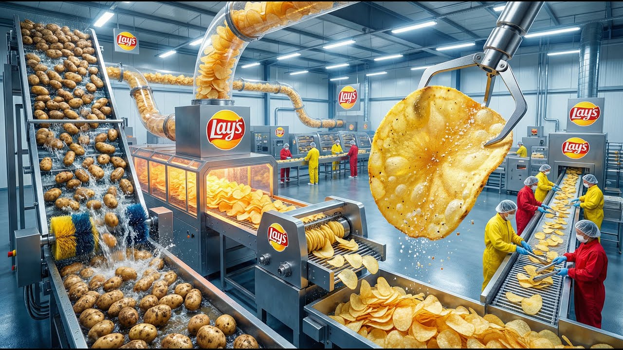 El IMPACTANTE SECRETO Detrás de las Papas Fritas Perfectamente Crujientes de Lay’s