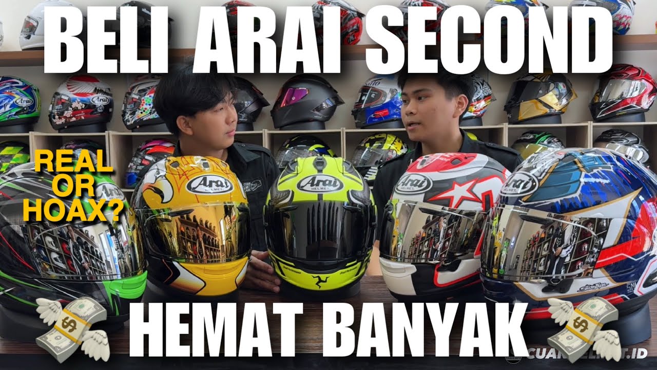 BELI ARAI SECOND TERNYATA HEMAT BANYAK⁉️ Review Arai Rx7x second Cuan Helmet ✨