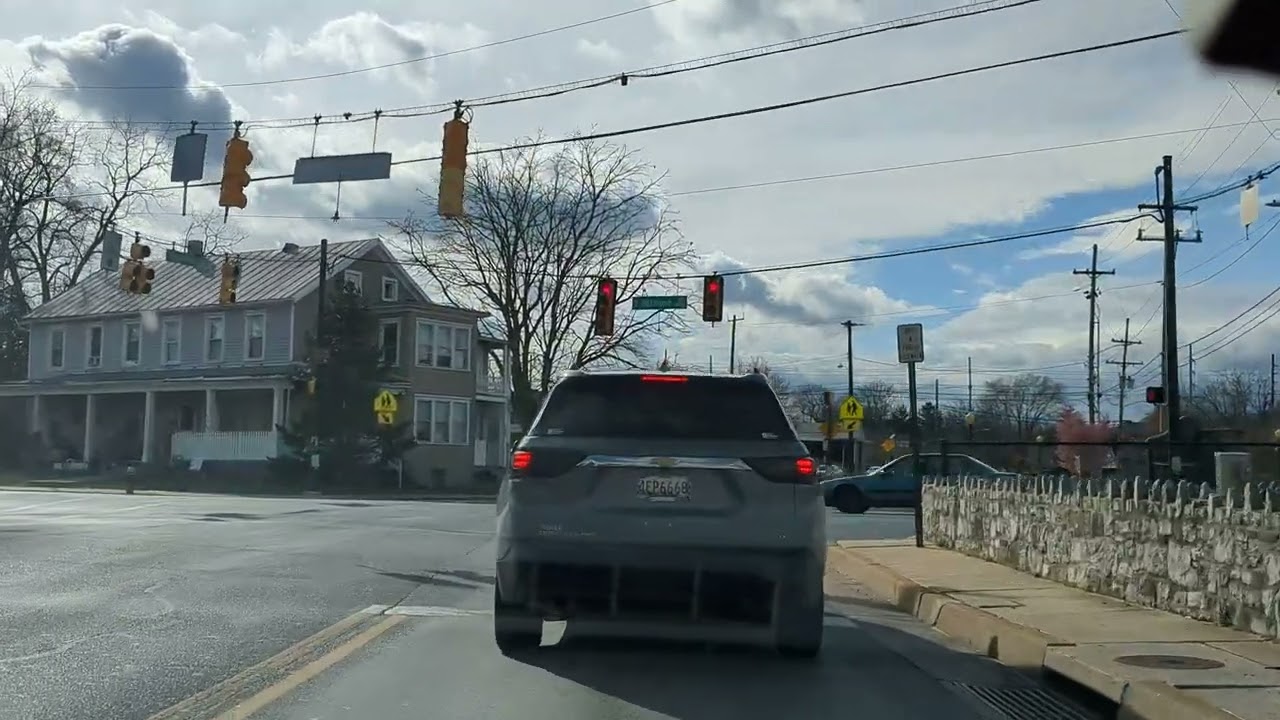 4K Hagerstown, Maryland (Western MD) drive/tour Route 40 #driving #asmr #md