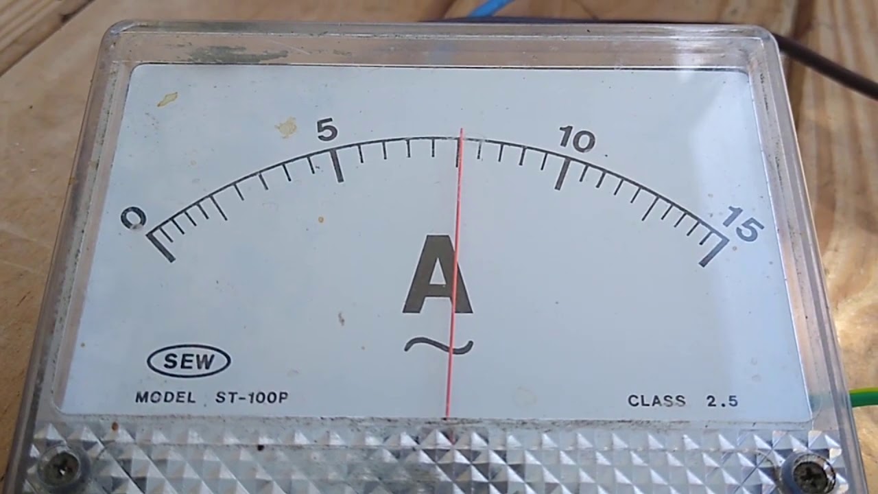 Canal JDB. Prueba de amperímetro analógico. Conexión serie. quemo cable de tester.