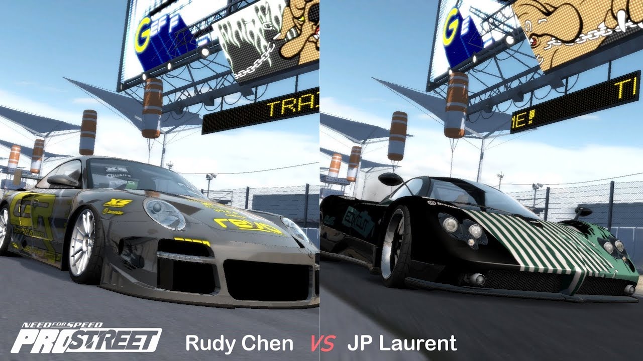 Rudy Chen Vs JP Laurent Comparison - NFS ProStreet