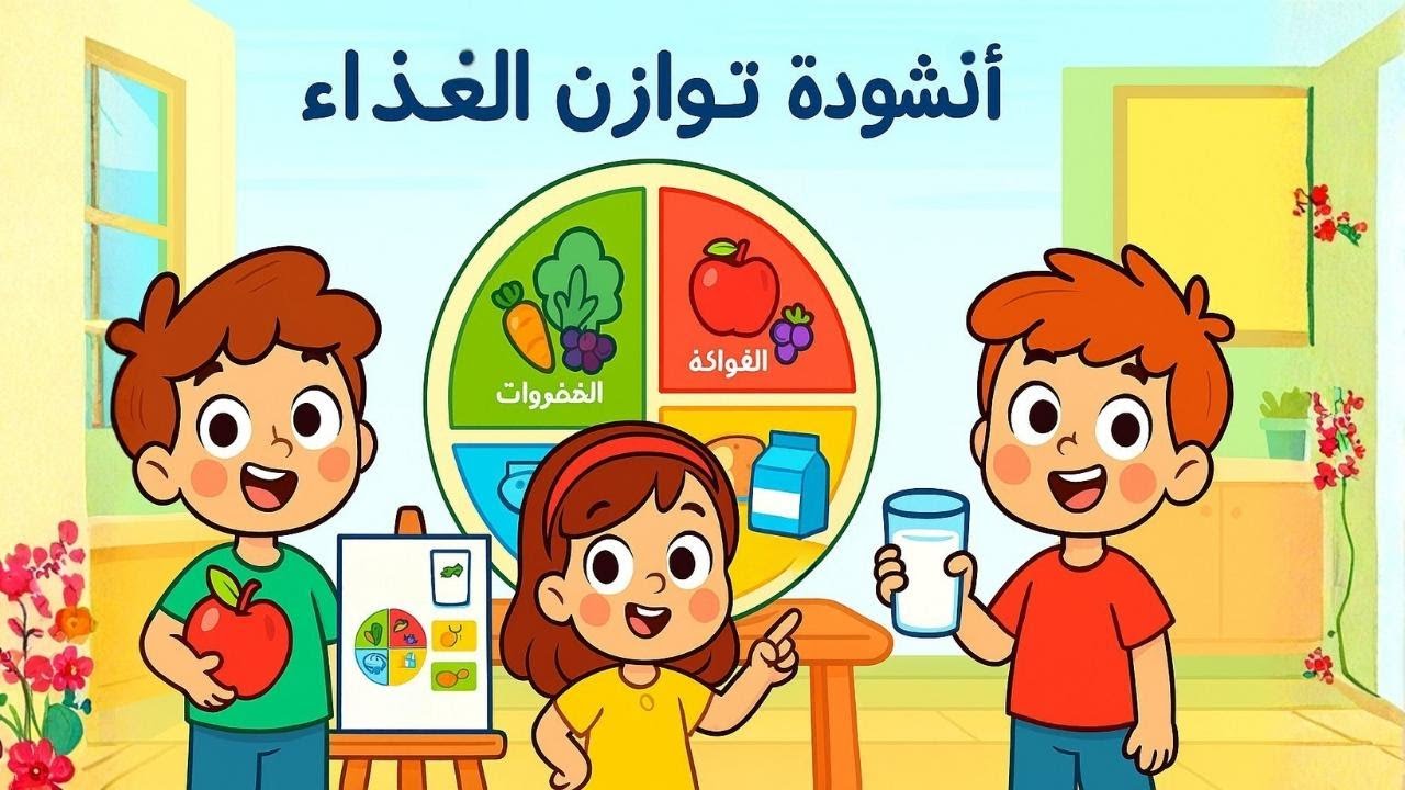 أنشودة توازن الغذاء للسنة الرابعة الإبتدائي في الجزائر