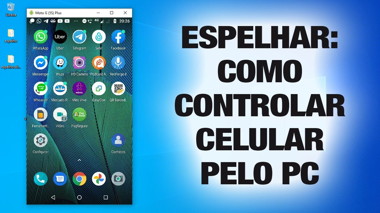 Como Espelhar seu Celular no PC - Fácil e sem instalar nada