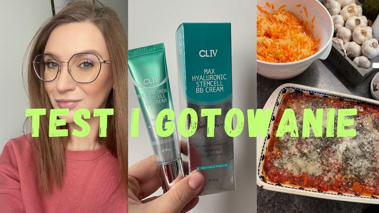 TEST CLIV KREM BB | GOTOWANIE | SPOKOJNY DZIEŃ | VLOG