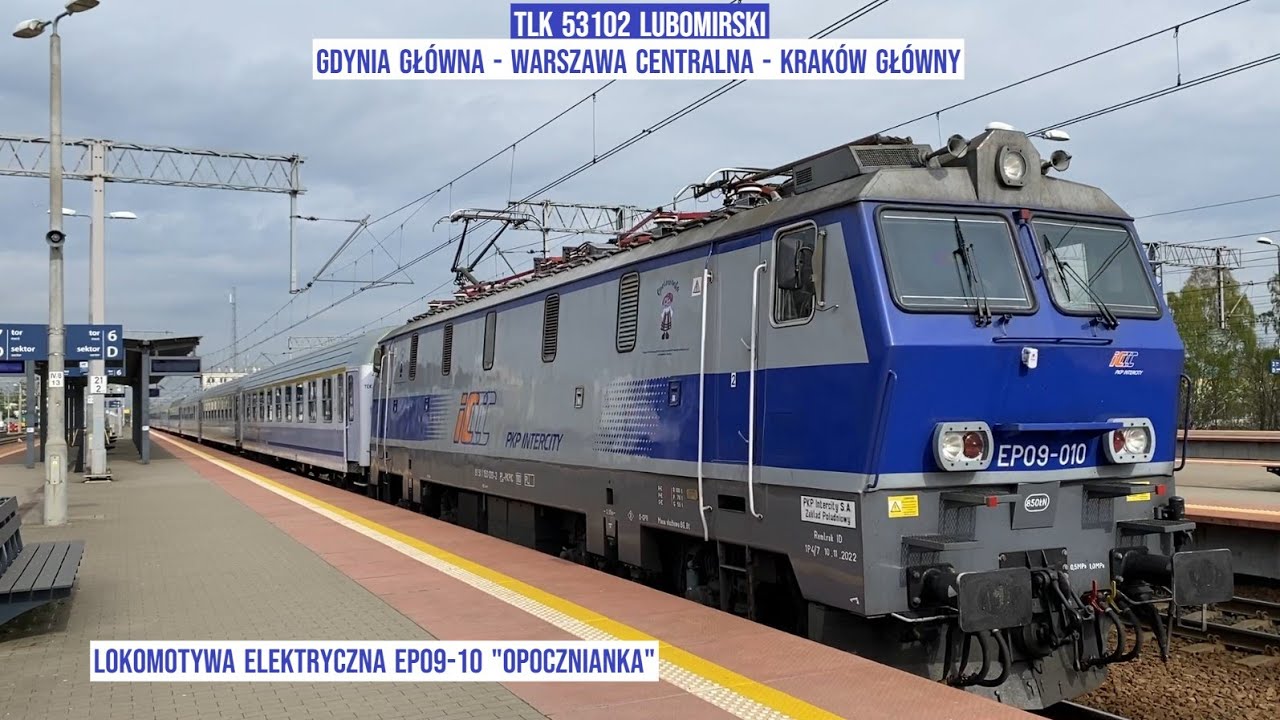 TLK 53102 LUBOMIRSKI Gdynia Główna - Warszawa Centralna - Kraków Główny Tanie Kolejowanie