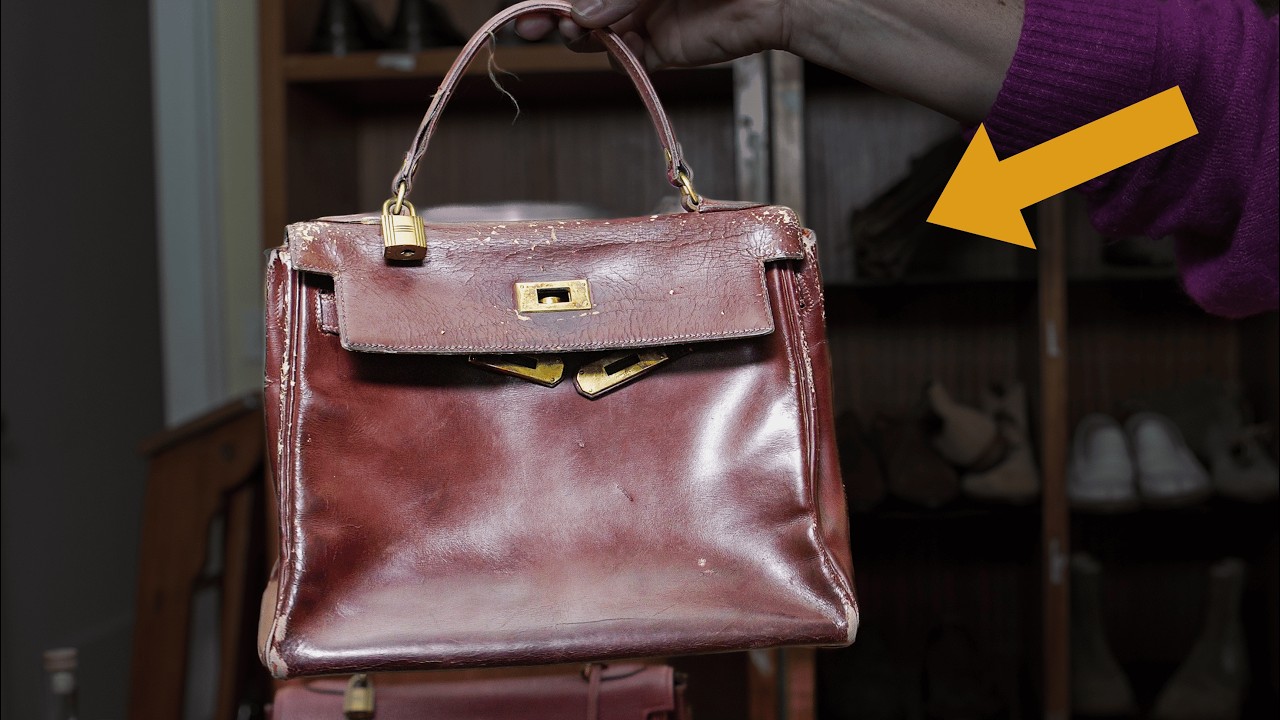 Hermès restauration - On sauve un Kelly !