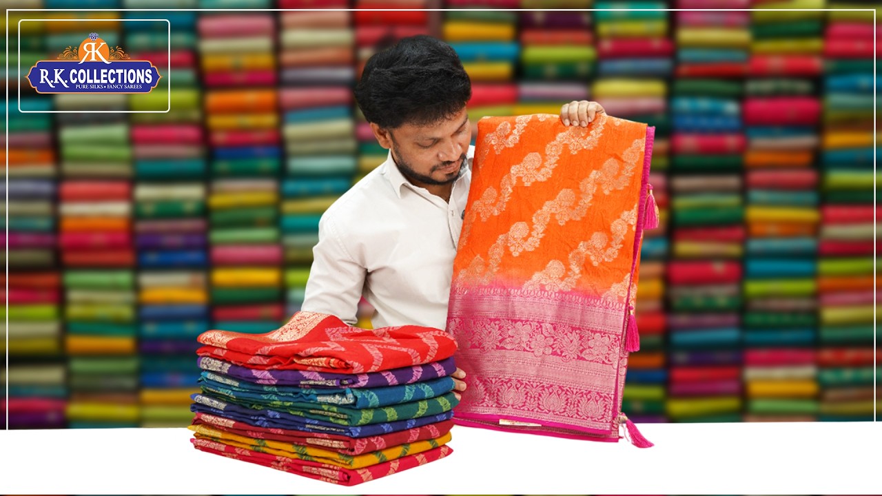 Daily Wear Georgette Sarees I Wholesale Shop I@Rkcollectionssarees