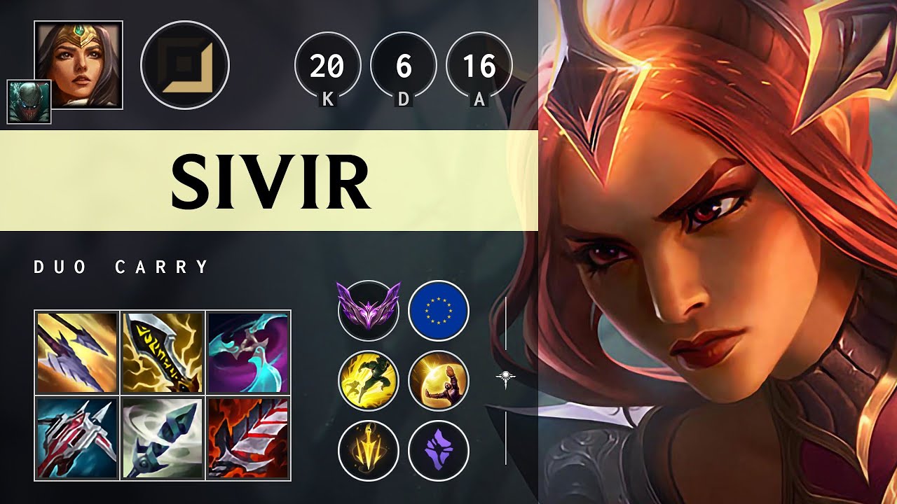 Sivir ADC vs Xayah: Legendary - EUW Master Patch 14.24