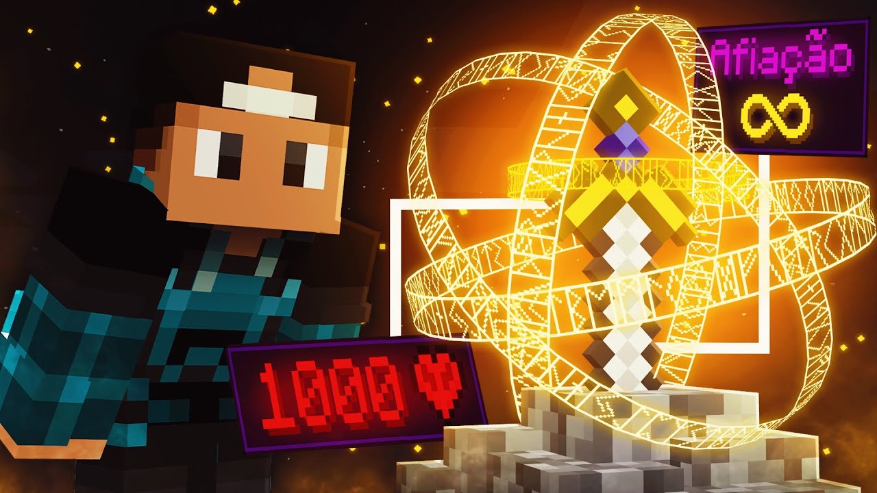 A LENDÁRIA ESPADA DE DANO INFINITO DO MINECRAFT