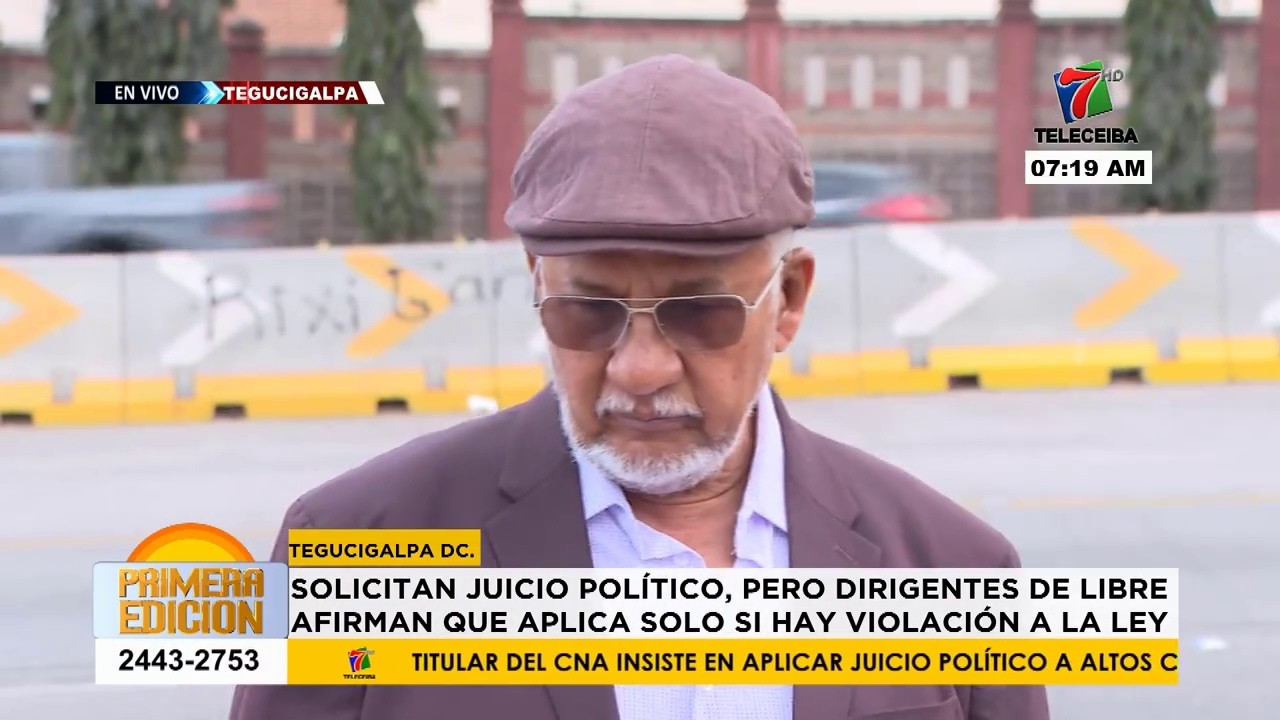 Solicitan juicio político pero dirigentes de Libre afirman que aplica solo si hay violación a la ley