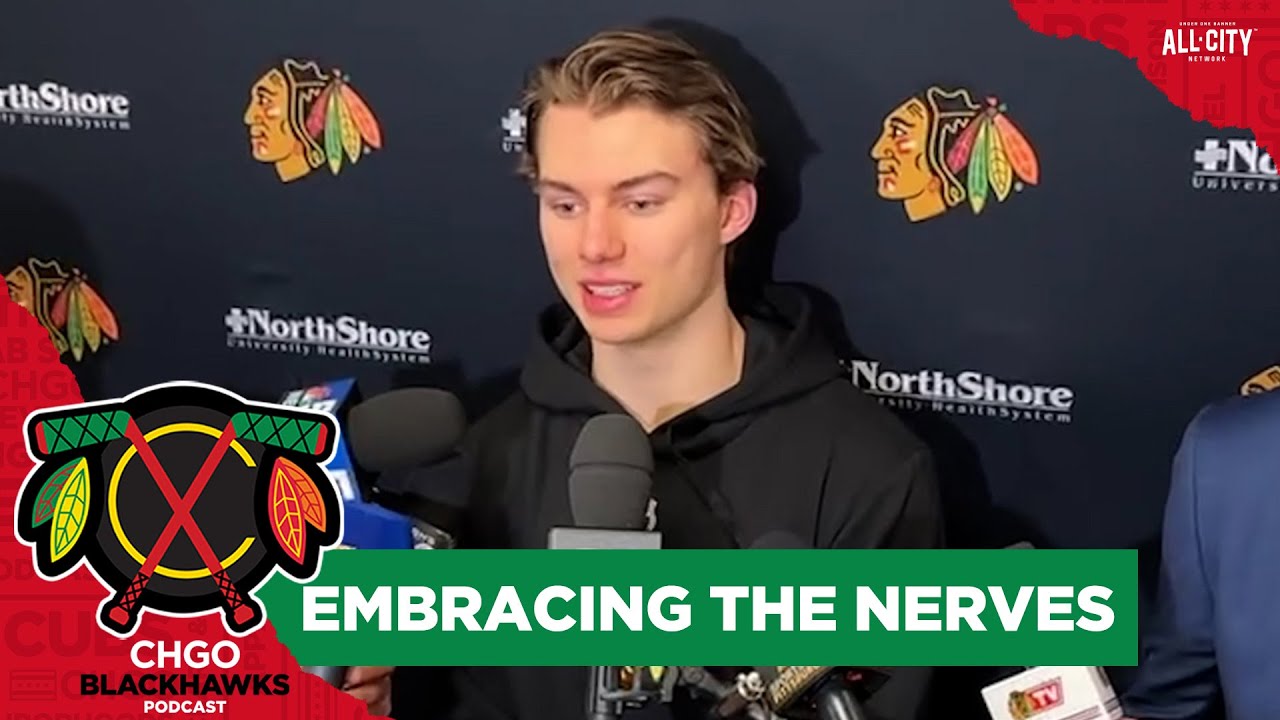 Connor Bedard Speaks in Advance of First Career NHL Game for Chicago Blackhawks | CHGO Blackhawks
