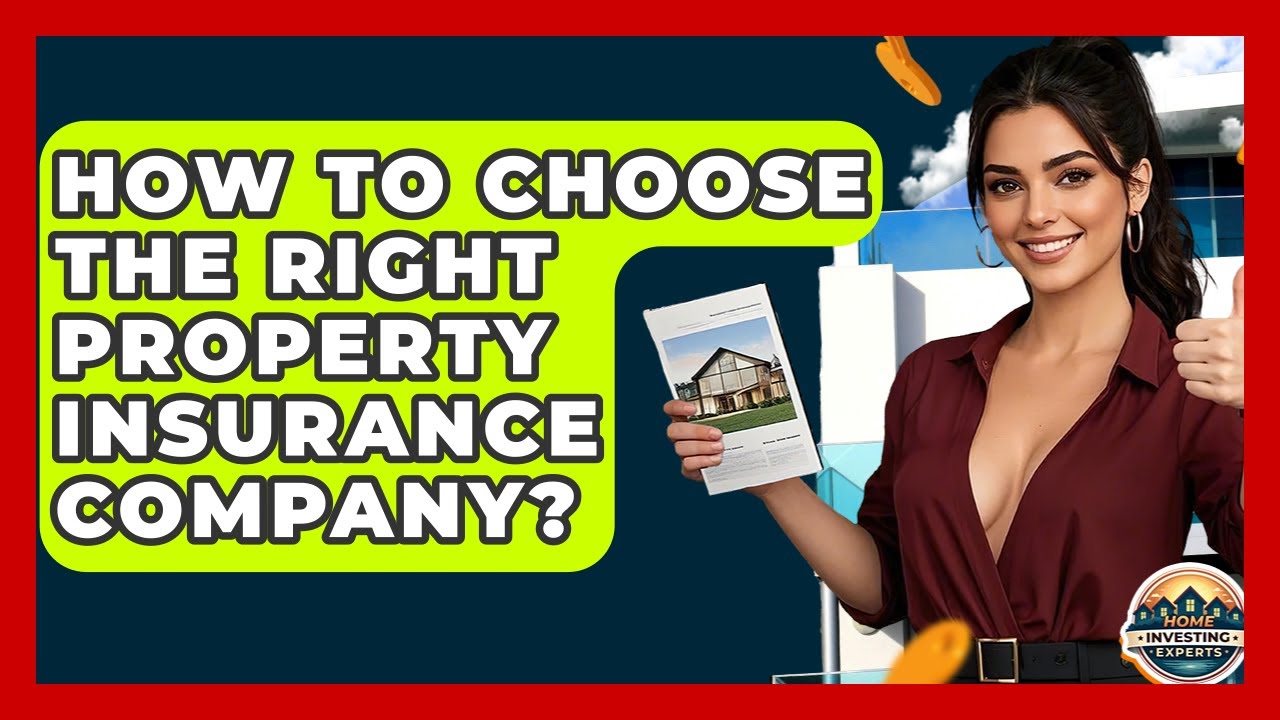 How To Choose The Right Property Insurance Company? - Home Investing Experts
