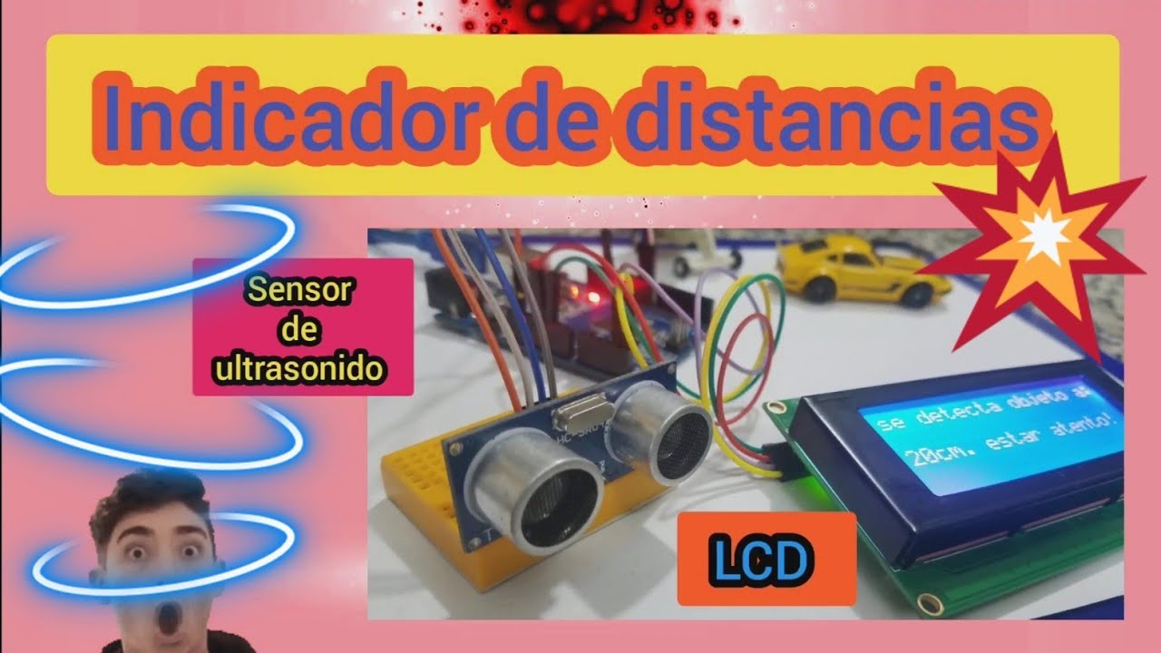 cómo hacer un medidor de distancia con LCD, arduino y sensor HC-SR04