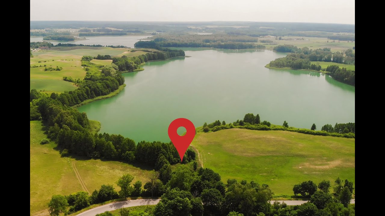 MAZURY - DZIAŁKA Z LINIĄ BRZEGOWĄ JEZIORA NAWIADY (GMINA PIECKI)