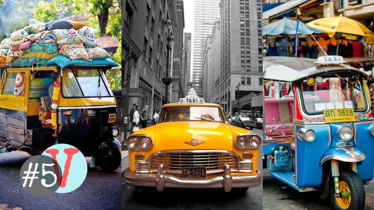 5 Most Interesting TAXIS Around The World✔ [TheFiveVidsShow]