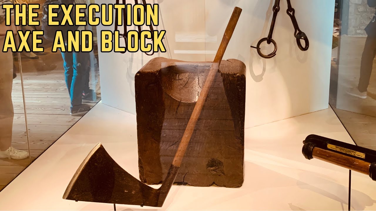 The Execution Axe And Block Of The Tower Of London