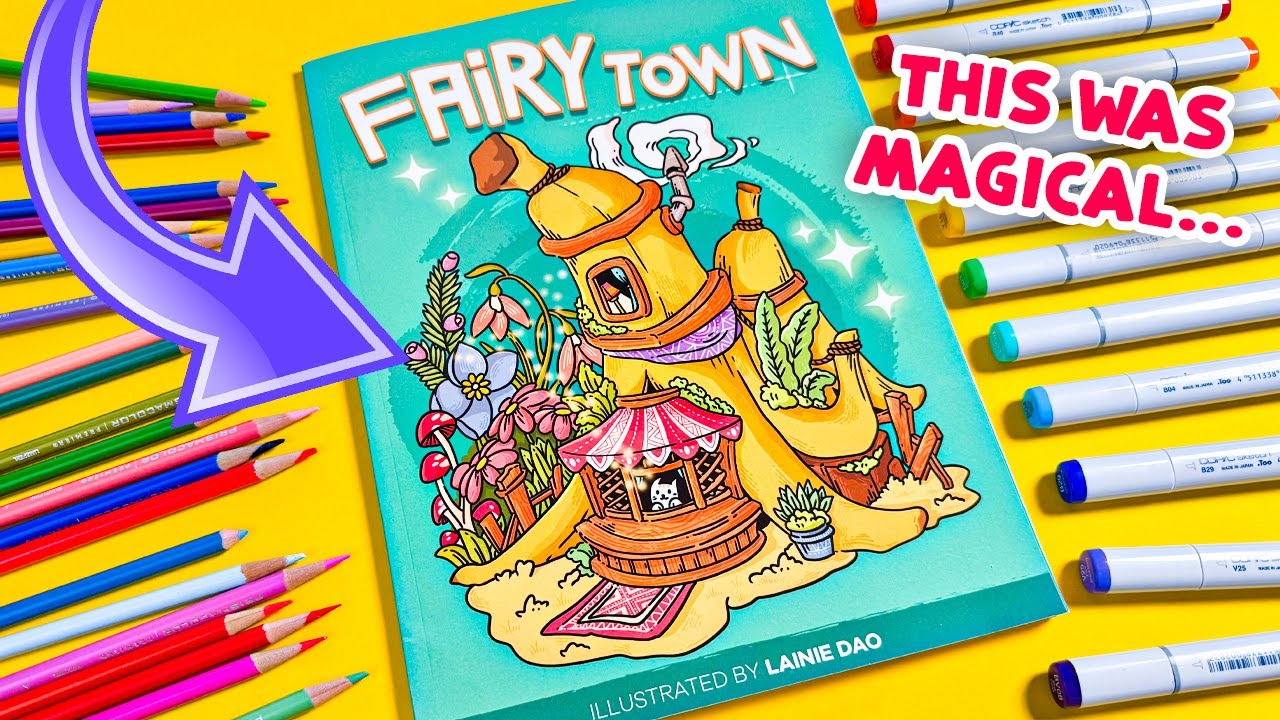 This Coloring Book Made me SO Happy UNTIL... *read my pinned comment*