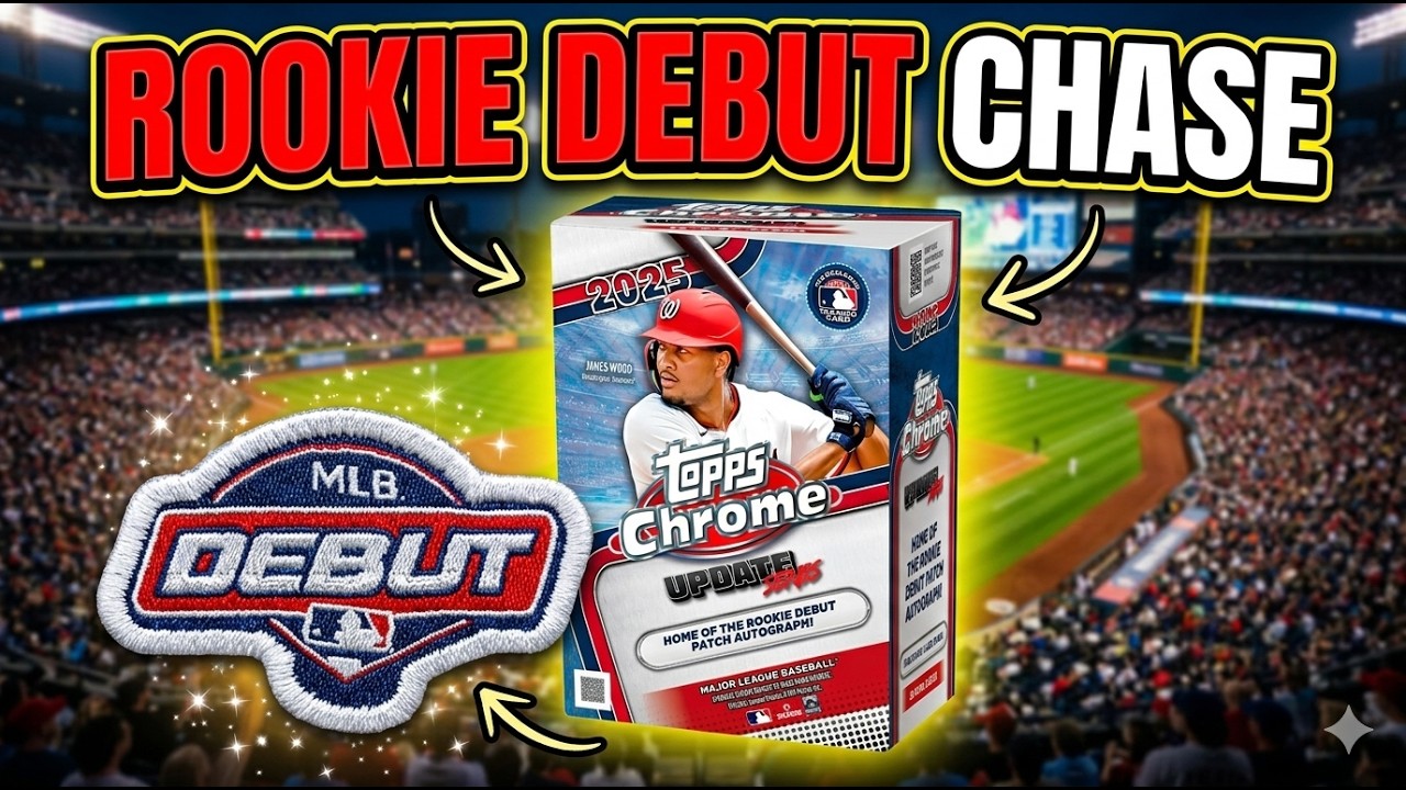 Охота за дебютными нашивками: открываем бластеры 2025 Topps Chrome Update в надежде найти святой ...