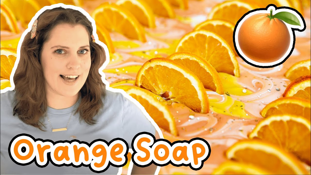 I Made An Orange Soap with Real Oranges | Royalty Soaps