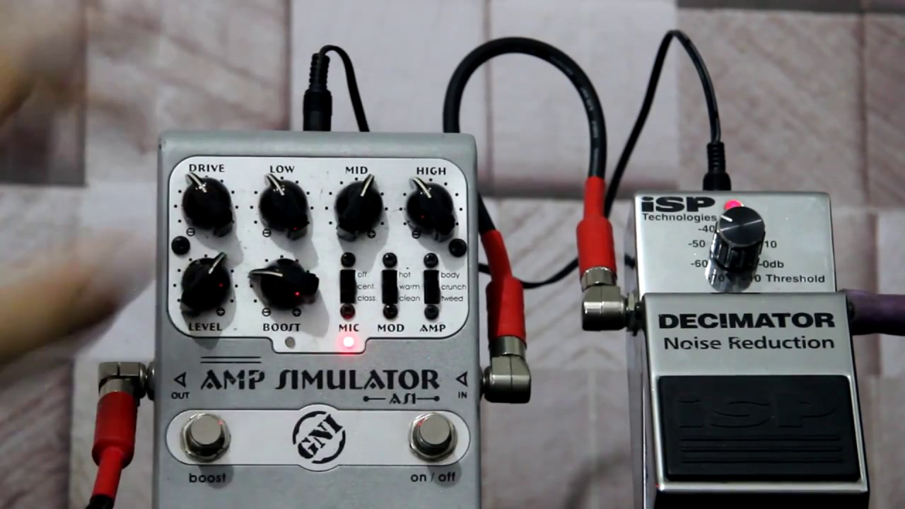 AMP SIMULATOR  (AS1) - Por Michel Oliveira