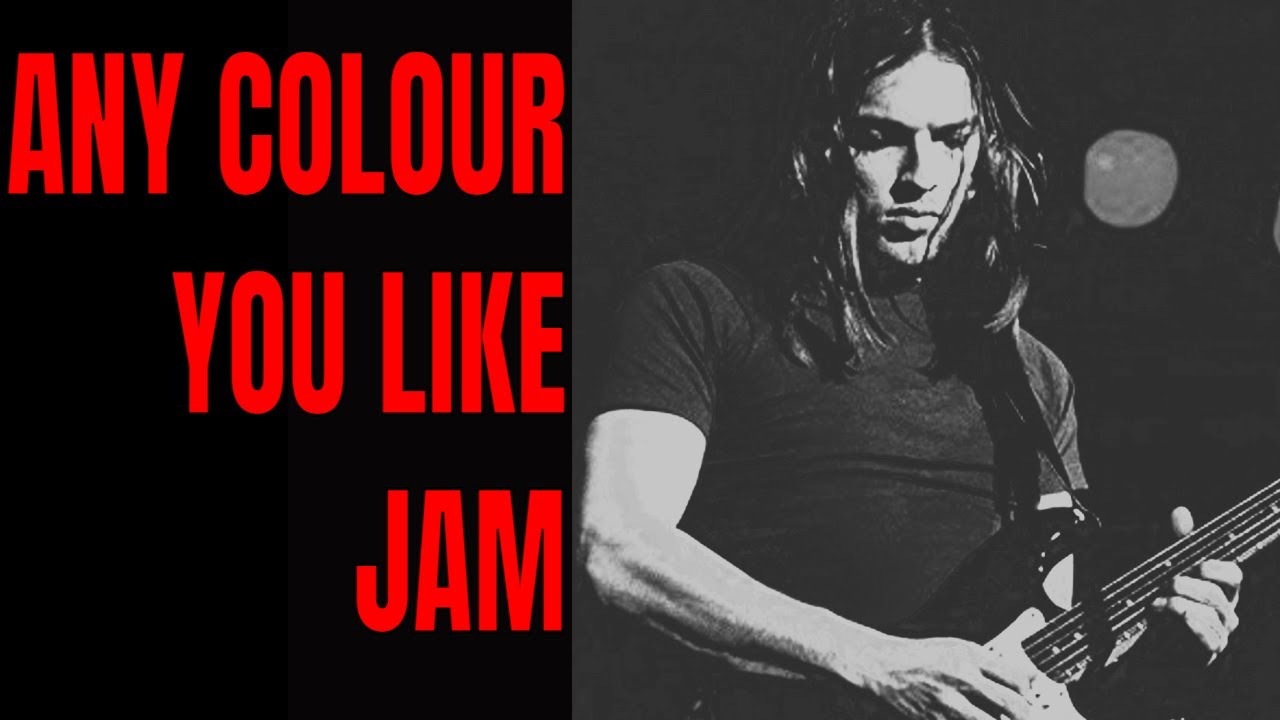 Гитарный джем-трек в стиле Pink Floyd Any Color You Like (ре минор)