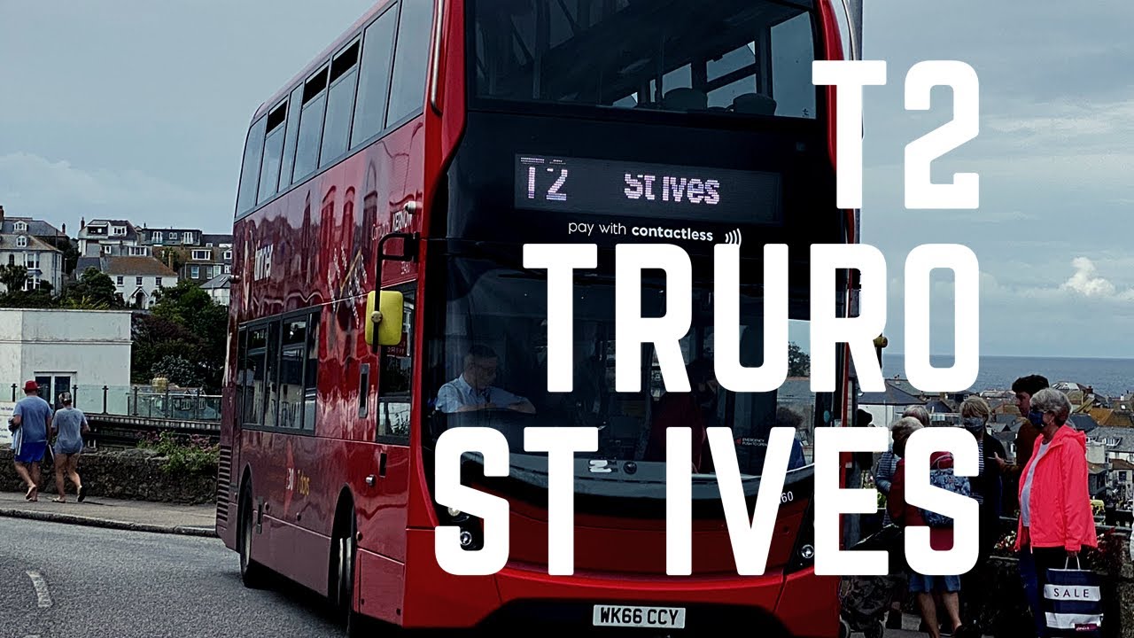 Full route (Tinner) T2 Truro to st ives First kernow