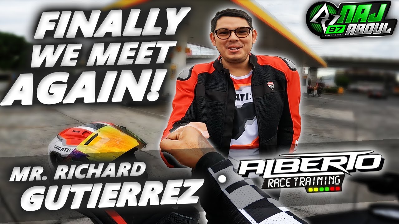 Richard Gutierrez with 40 Ducati bikes| Alberto Race Training Ride| Naj Abdul