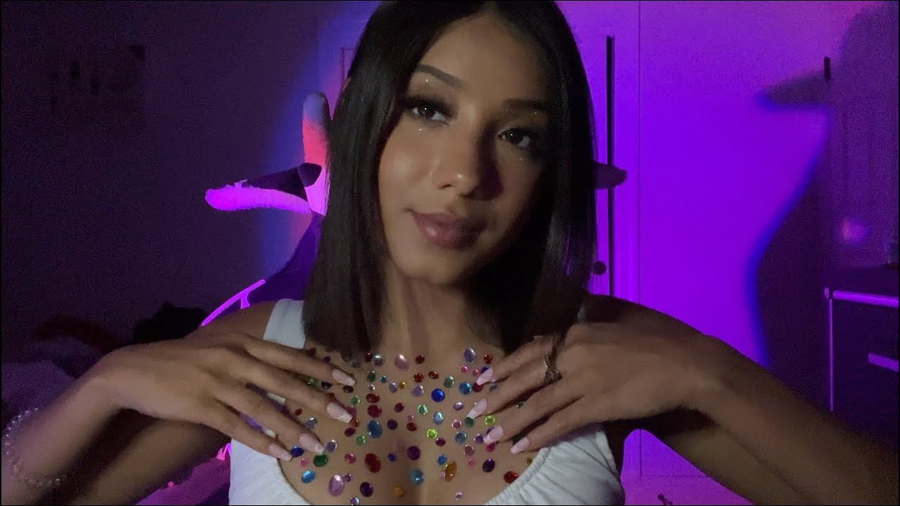 ASMR| Jewel tapping & scratching￼ ✨ YOU WILL FALL ASLEEP ❤️