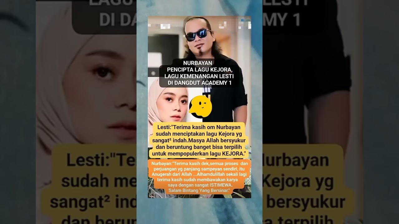 nurbayan pencipta lagu kejora mengenang Lesty.. #lestikejora #nurbayan #trending #artist #fyptiktok