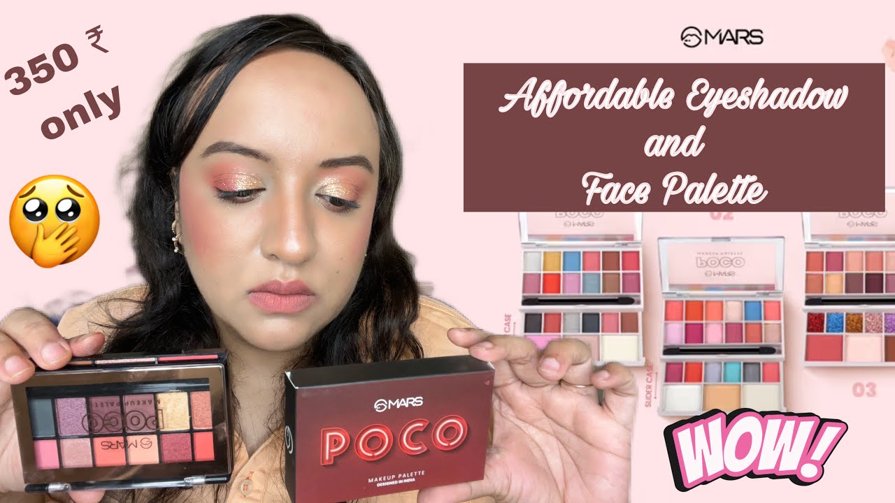 New Mars Poco Face Palette Review |  Affordable Makeup Palette Review | Saher Saba