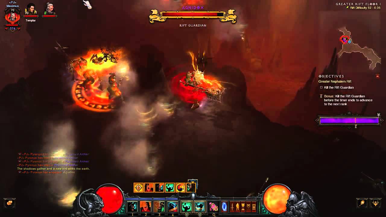 Diablo 3 GRift 52 Barbarian Season 3