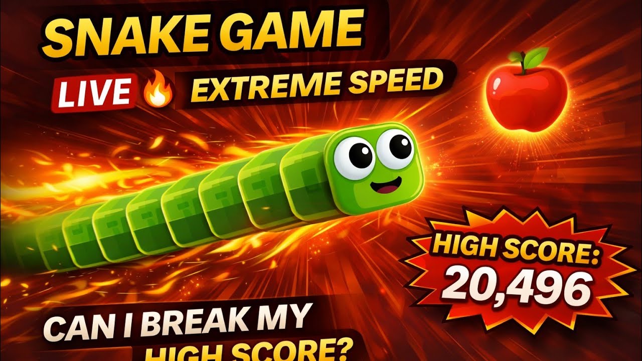 Google Snake Game LIVE 🔥 | Extreme Speed | Can I Break My High Score #shortslive #shortsfeed #snake
