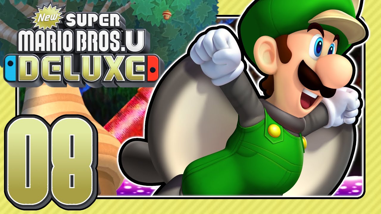 NEW SUPER MARIO BROS. U DELUXE🌰#8: Luigi im Geisterwald!