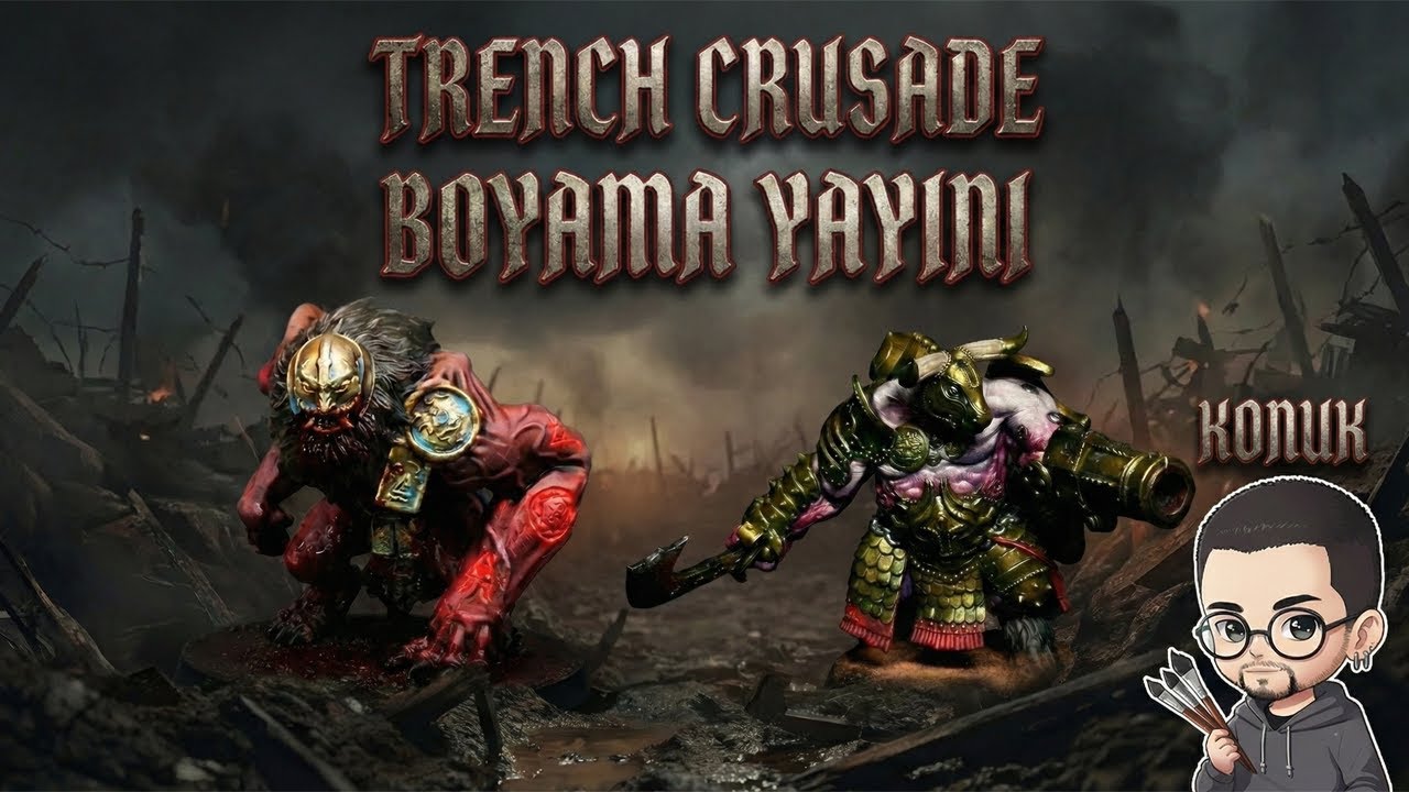 Trench Crusade Boyama ve Sohbet | Konuk: @efsunlufırça