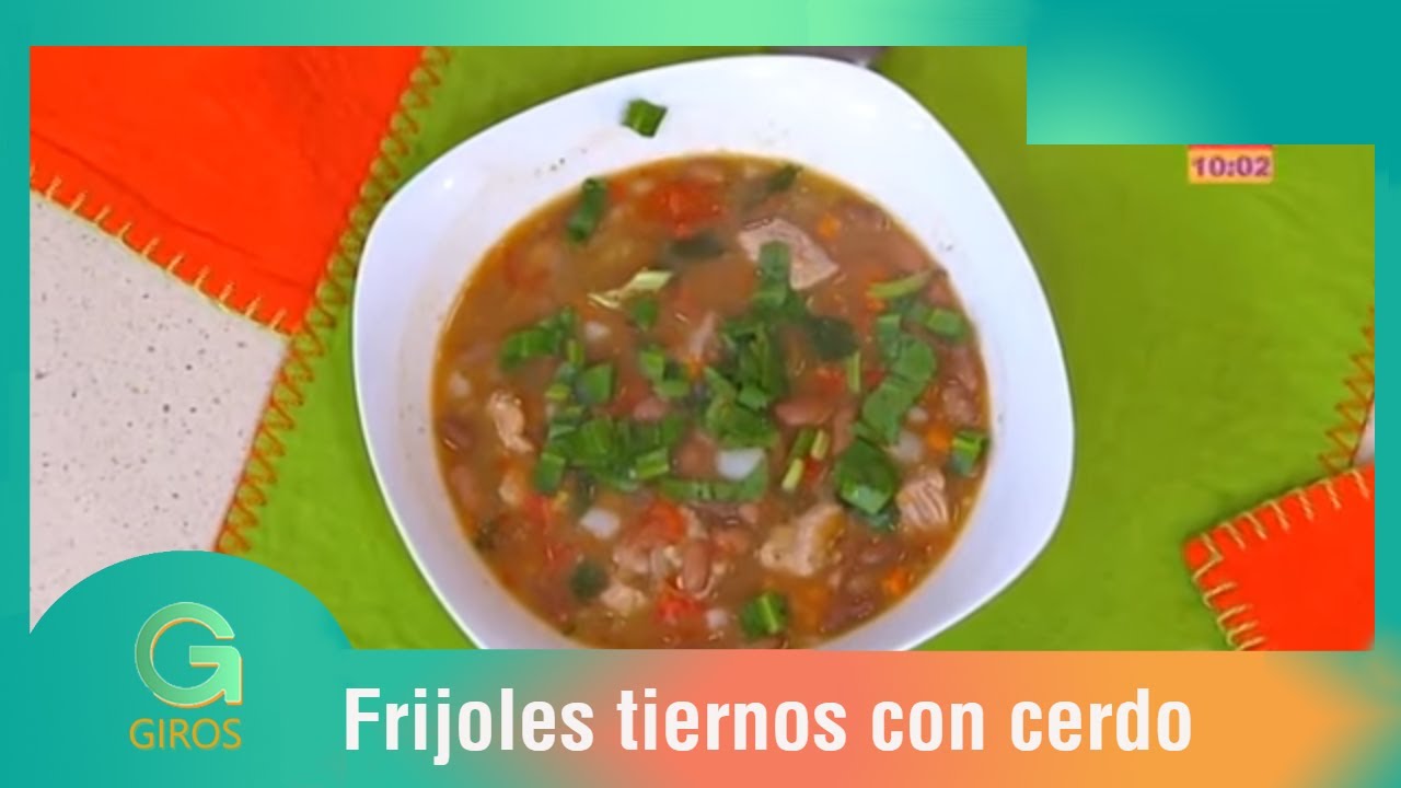 ¡Frijoles tiernos con cerdo! | Cocina